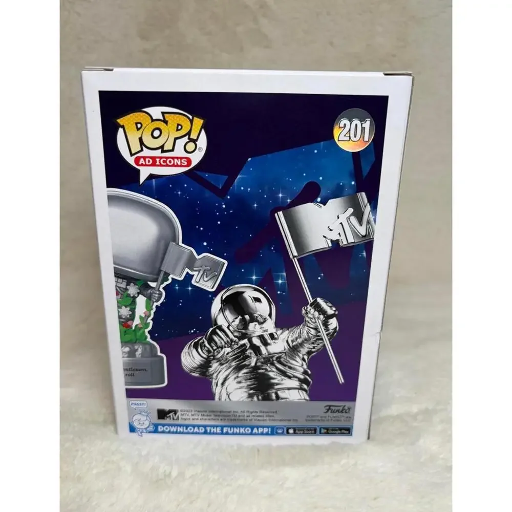 Funko Pop! MTV Moon Person #201 – Garden / Floral Suit Edition (With Box)